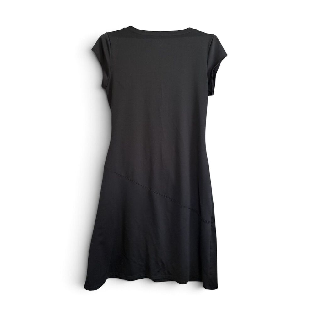 Athleta Black Activewear Travel Dress Sleeveless Size Large - Picture 2 of 6